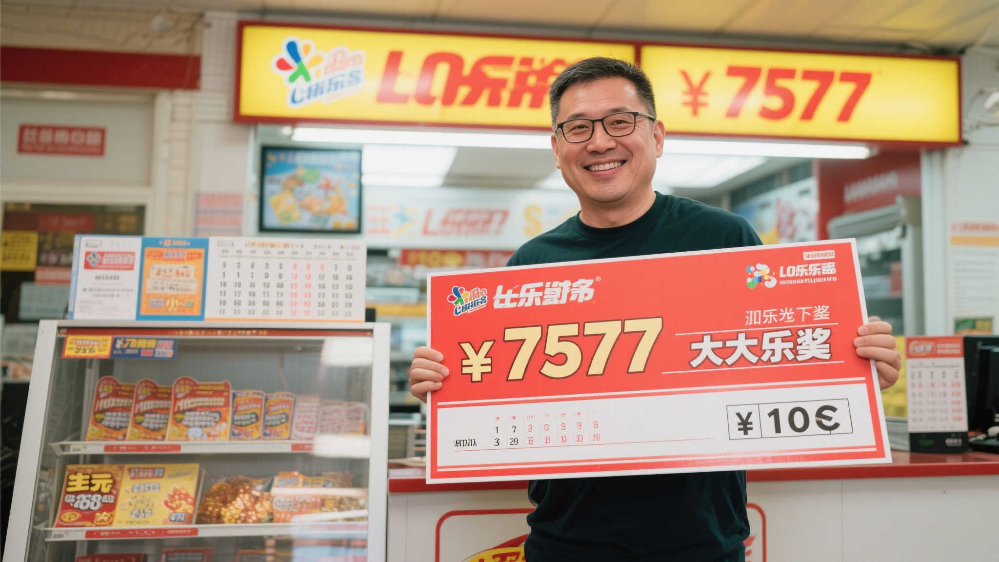 男子仅花10元喜中大乐透757万 过往最高奖金仅数万元