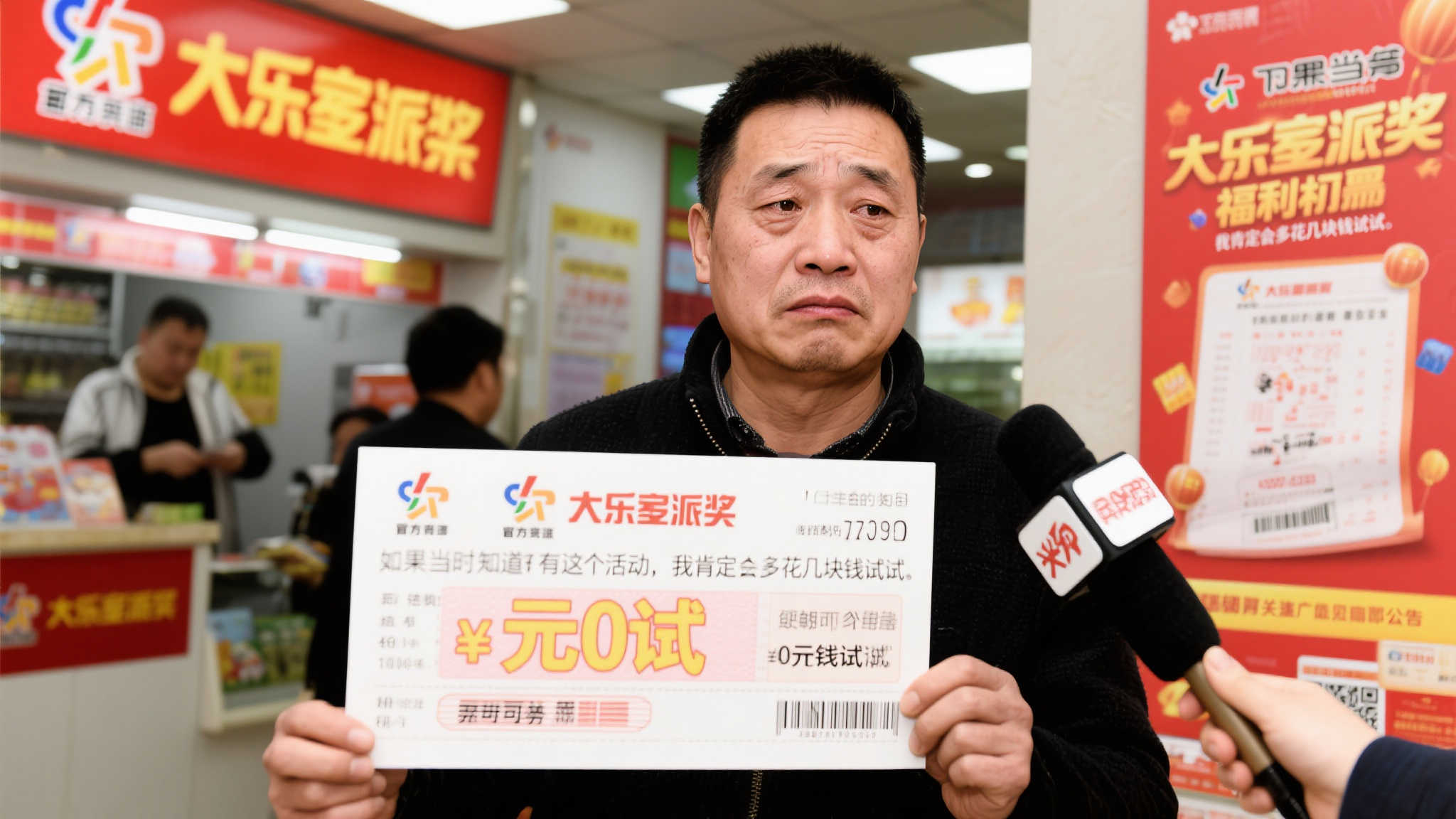 男子9元自选票中大乐透1642万:错过派奖倍感惋惜 男子9元自选票中大乐透1642万:错过派奖倍感惋惜