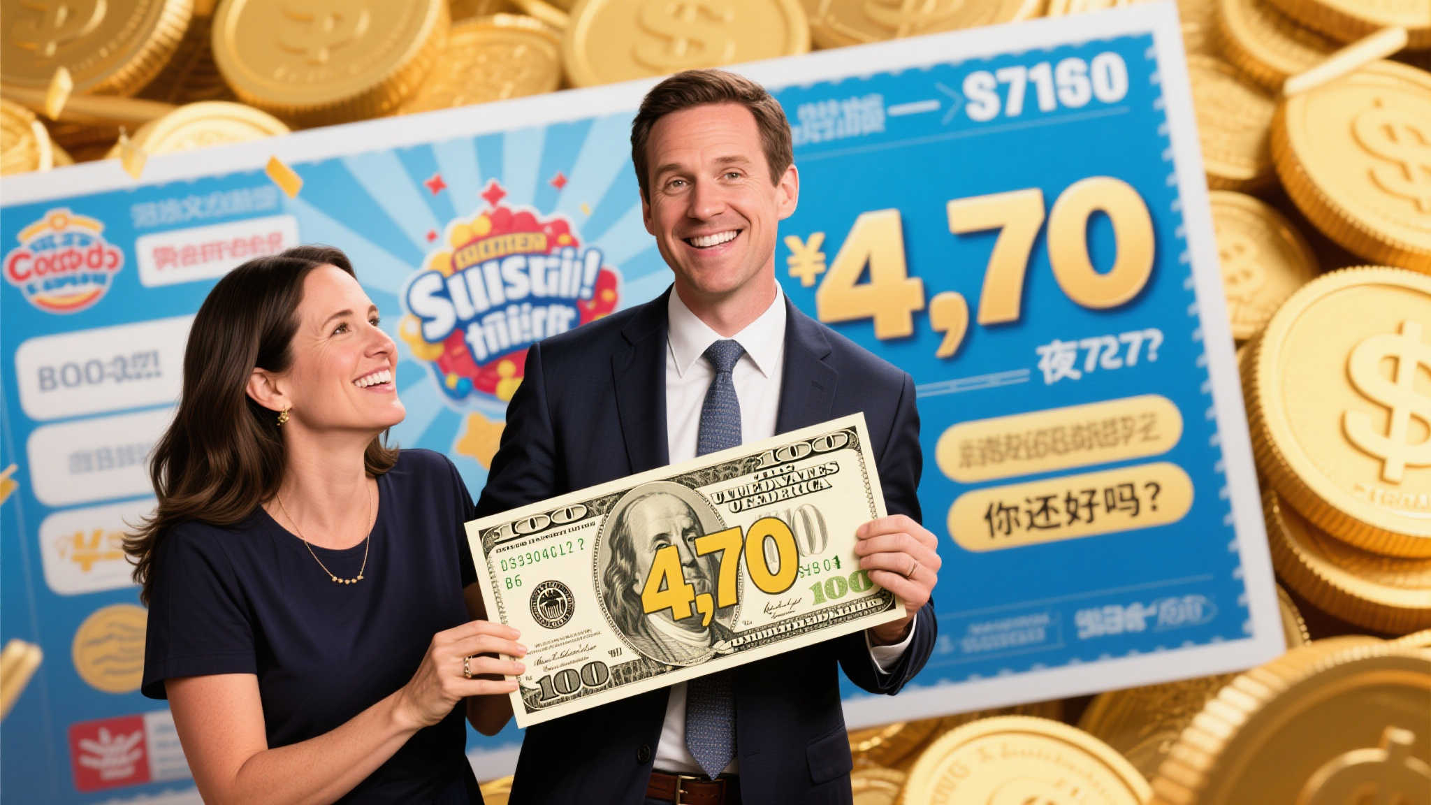 男子揽4.7亿彩票巨奖仍坚持上班 妻子疑惑：你没事吧？