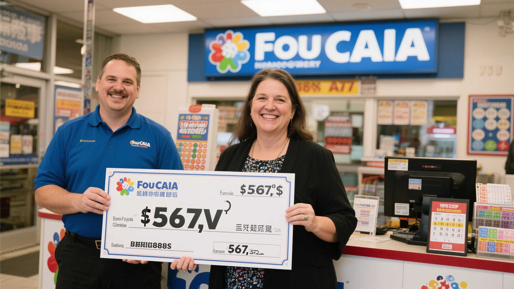 女彩民12+2复式票中大乐透567万，平时投注仅20元