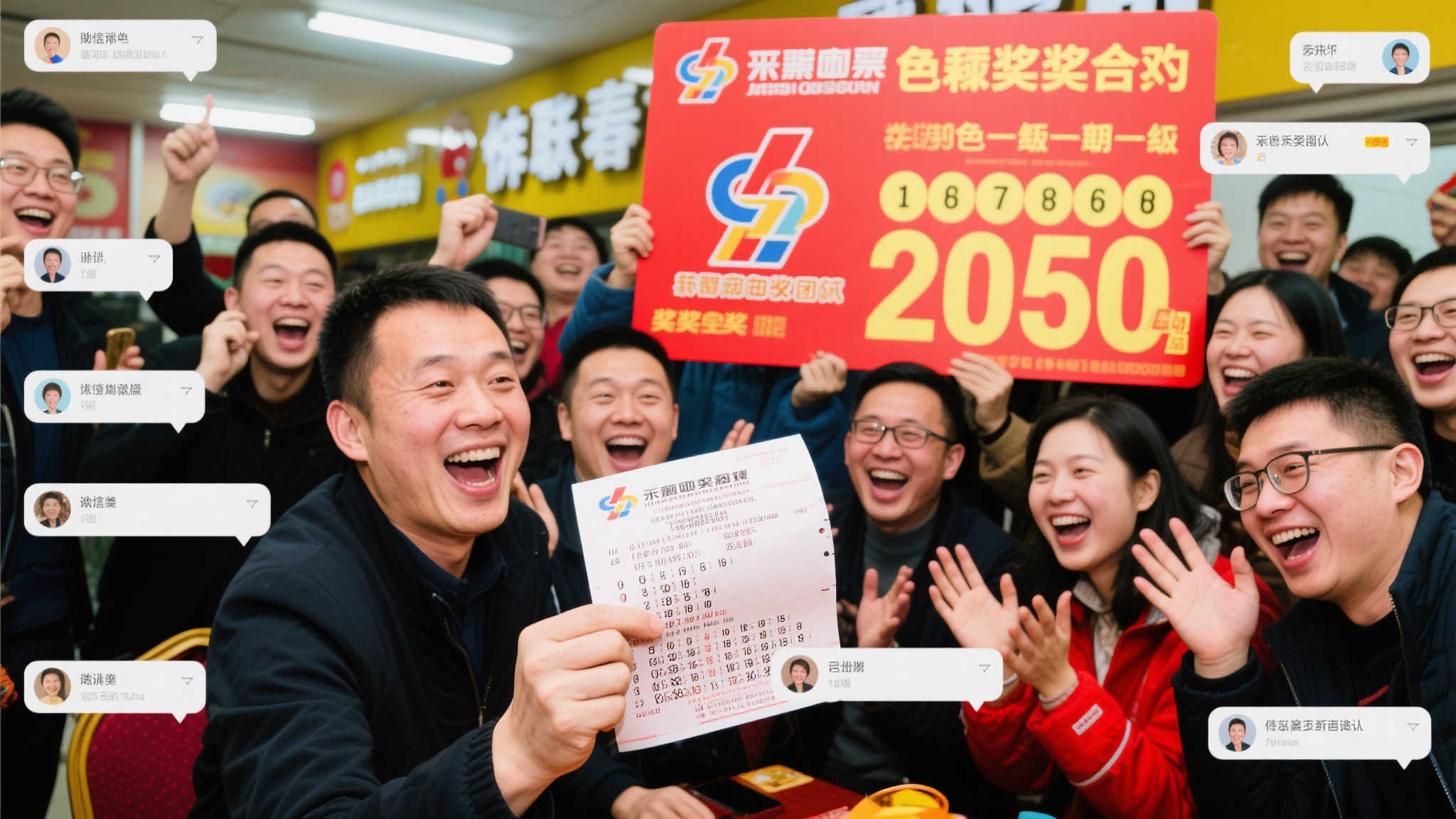 35人合买团队喜中双色球829万 欢聚酒店共庆幸运时刻 35人合买团队喜中双色球829万 欢聚酒店共庆幸运时刻