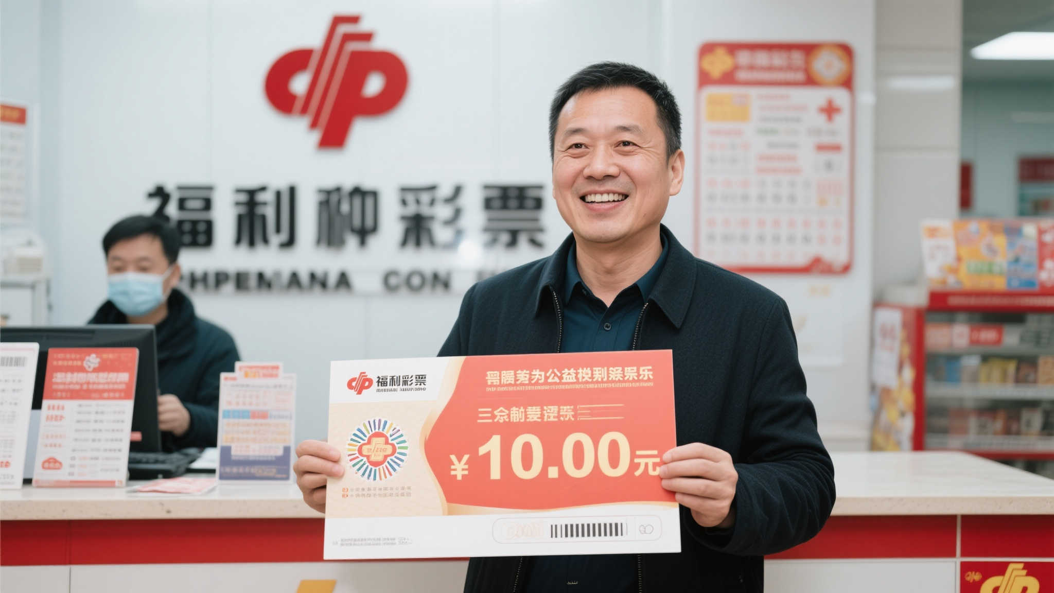 男子一个月后意外发现中奖 福彩机选改号喜获652万