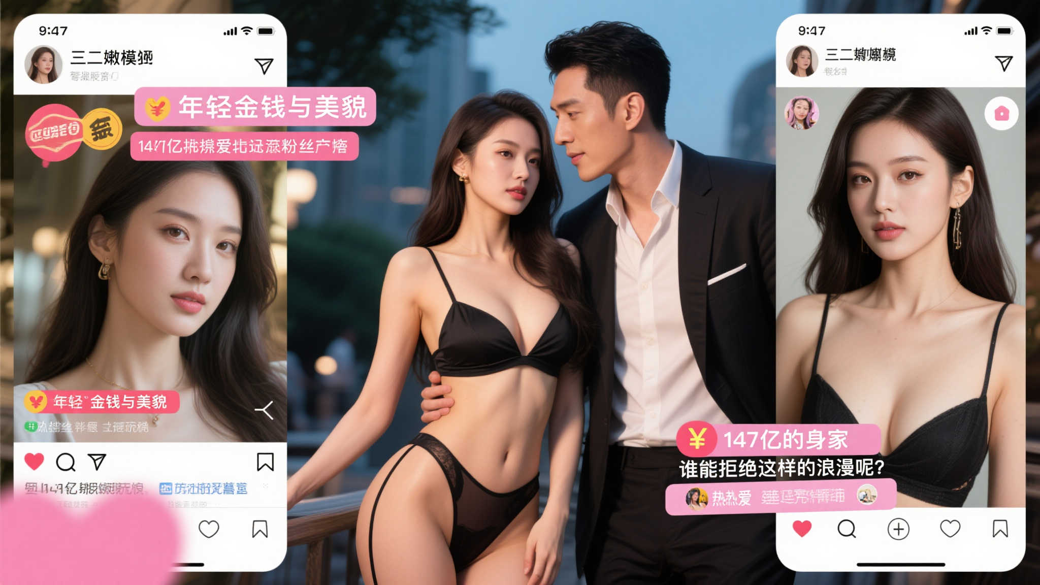 147亿彩票巨奖得主与网红嫩模热恋，女友性感写真曝光