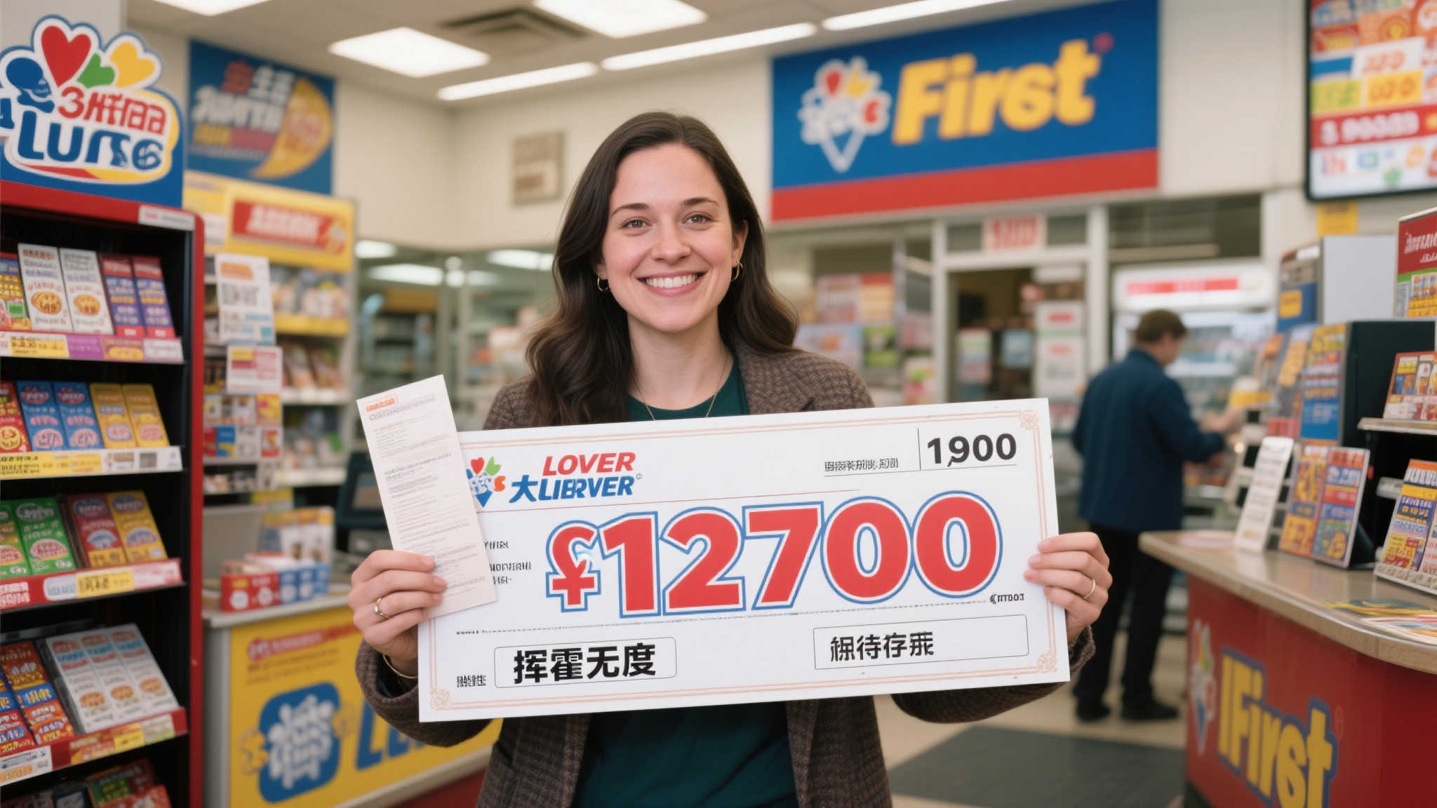 女彩民喜中大乐透1270万 奖金暂存静待规划