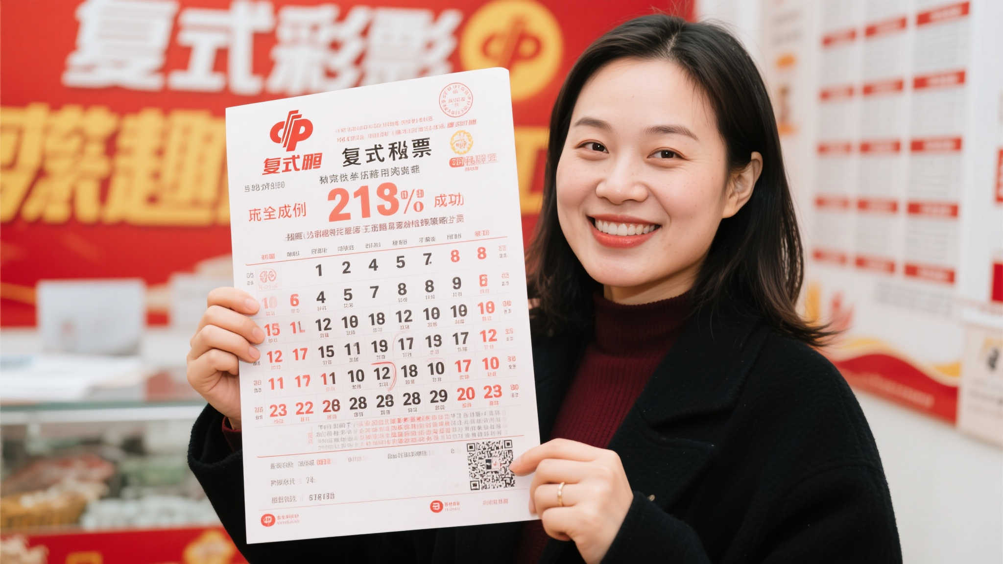 女子凭借10+2复式票赢得体彩540万 坦言羡慕4.39亿大奖得主