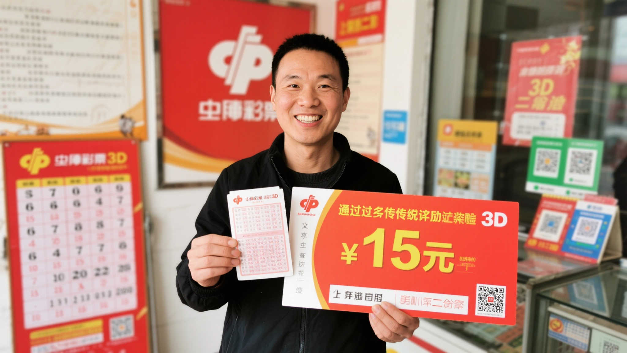 老彩民喜中福彩“3D”15万,热衷钻研号码规律 老彩民喜中福彩“3D”15万,热衷钻研号码规律